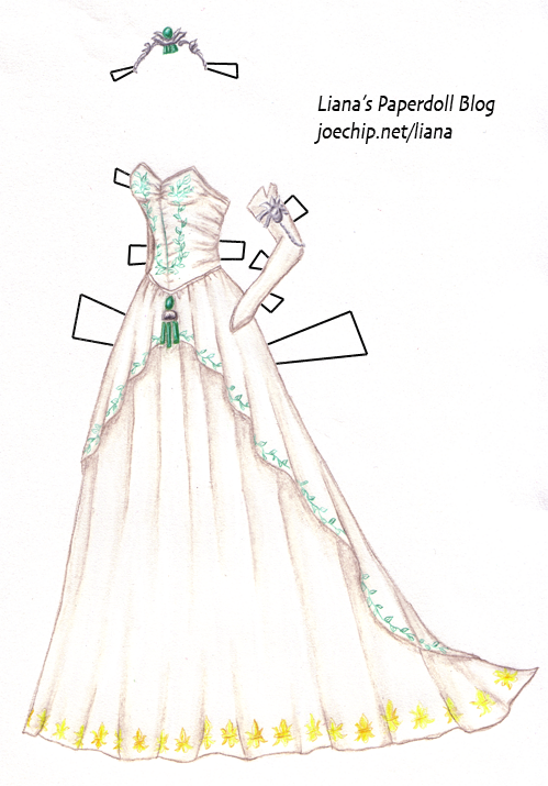 garnet wedding dress
