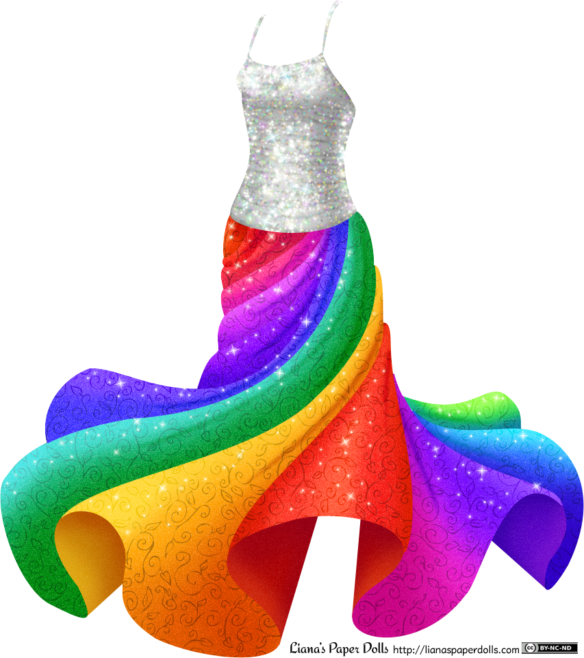 rainbow glitter outfit