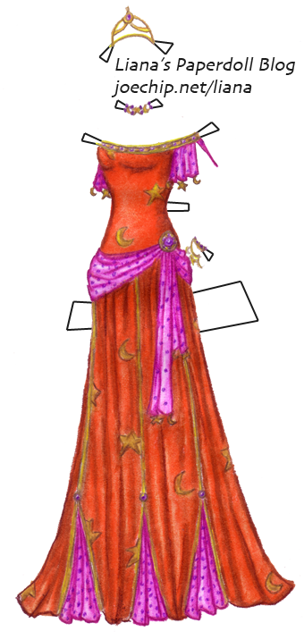 Princess in red dress, png | PNGWing