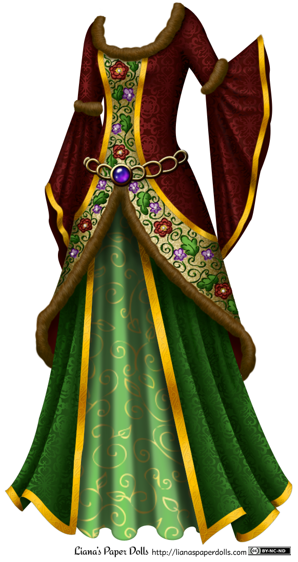 Green on sale medieval dress