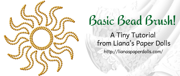 Tiny Tutorial #2: Basic Bead Brush in Photoshop