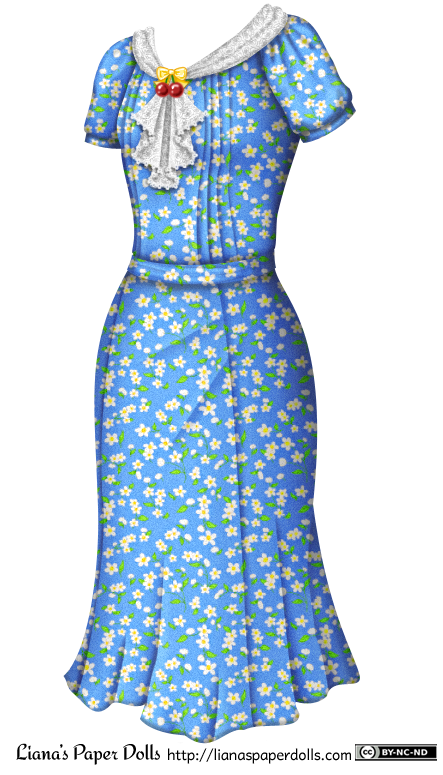 Navy dress outlet with white flowers